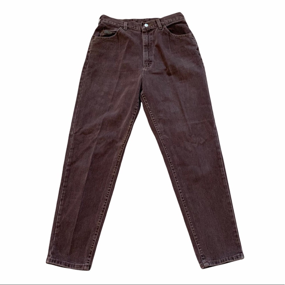 Vintage Lee Jeans Brown High Rise Mom Cotton Relax